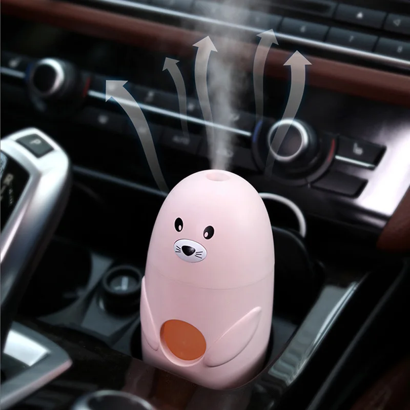 New 300ml Seal Humidifier Mini USB Air Purifier Aromatherapy Essential Oil Diffuser LED Night Light Car air freshener Fogger