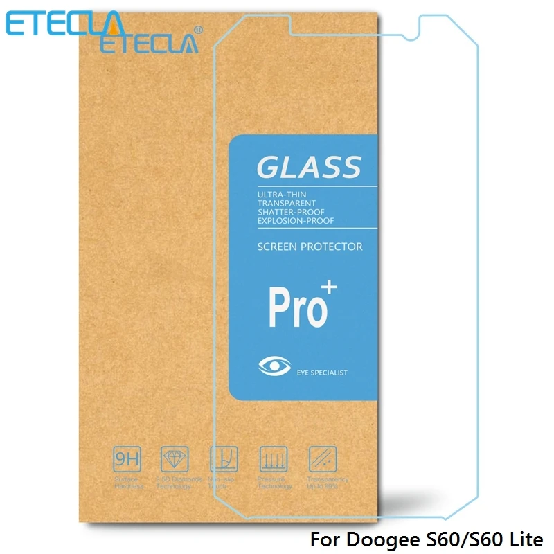 

2PCS Doogee S60 Tempered Glass On Doogee S60 Lite Glass Doogee S60 Screen Protector 0.33mm HD Hardness Premium Tempered Glass On