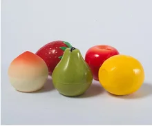 

1pcs 30g Fruit Shape Plastic Cream Pack Empty Jar Bottles New Features Of Cosmetics Packaging Containers