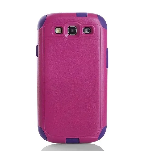 DHL 2 в 1 Гибридный ПК+ ТПУ чехол для Samsung Galaxy S3 i9300, пластиковый чехол для Galaxy SIII i9300 100 шт/партия