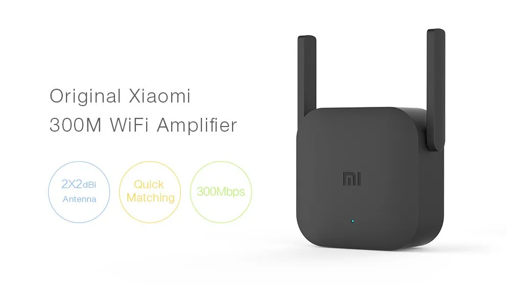 Xiao mi Pro 300M WiFi усилитель роутера сетевой усилитель ретранслятор усилитель мощности Roteador 2 Антенна для mi маршрутизатор Wi-Fi