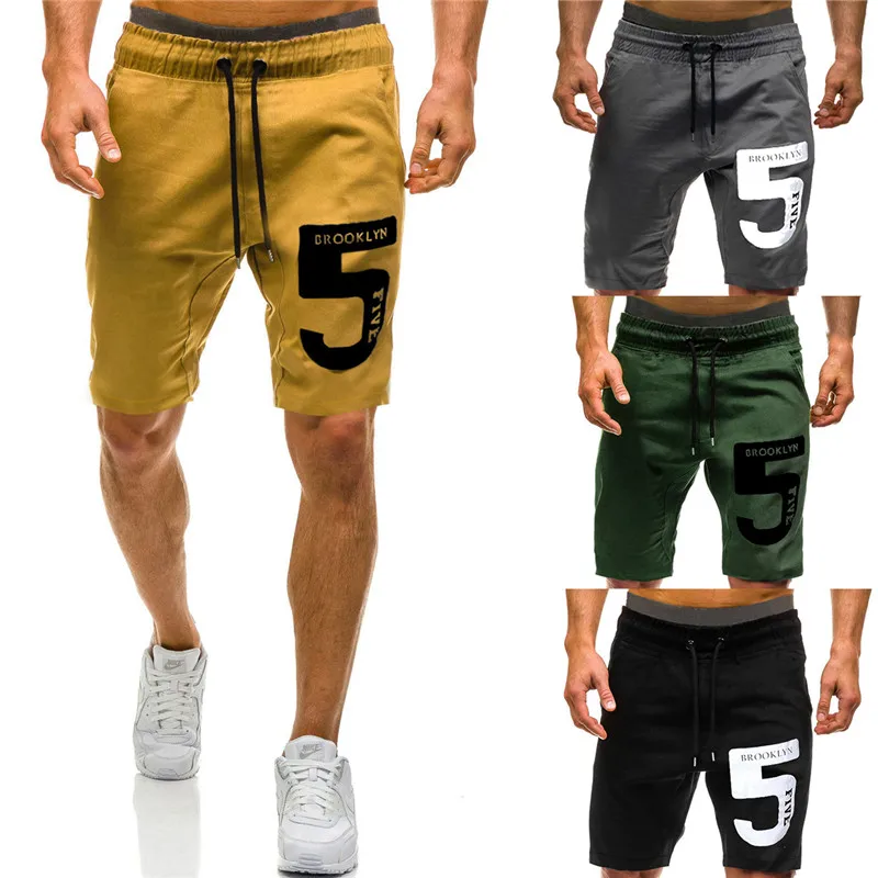 HuLooXuJi мужские Летние Шорты повседневные шорты с цифровым принтом для фитнеса с эластичной резинкой на талии свободные пляжные шорты Бермуды для пляжа брюки Размер США: M-3XL