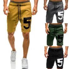 HuLooXuJi мужские Летние Шорты повседневные шорты с цифровым принтом для фитнеса с эластичной резинкой на талии свободные пляжные шорты Бермуды для пляжа брюки Размер США: M-3XL