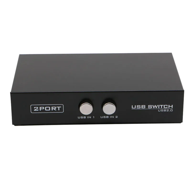 

2 Ports USB2.0 Sharing Device Switch Switcher Adapter Box For PC Scanner Printer