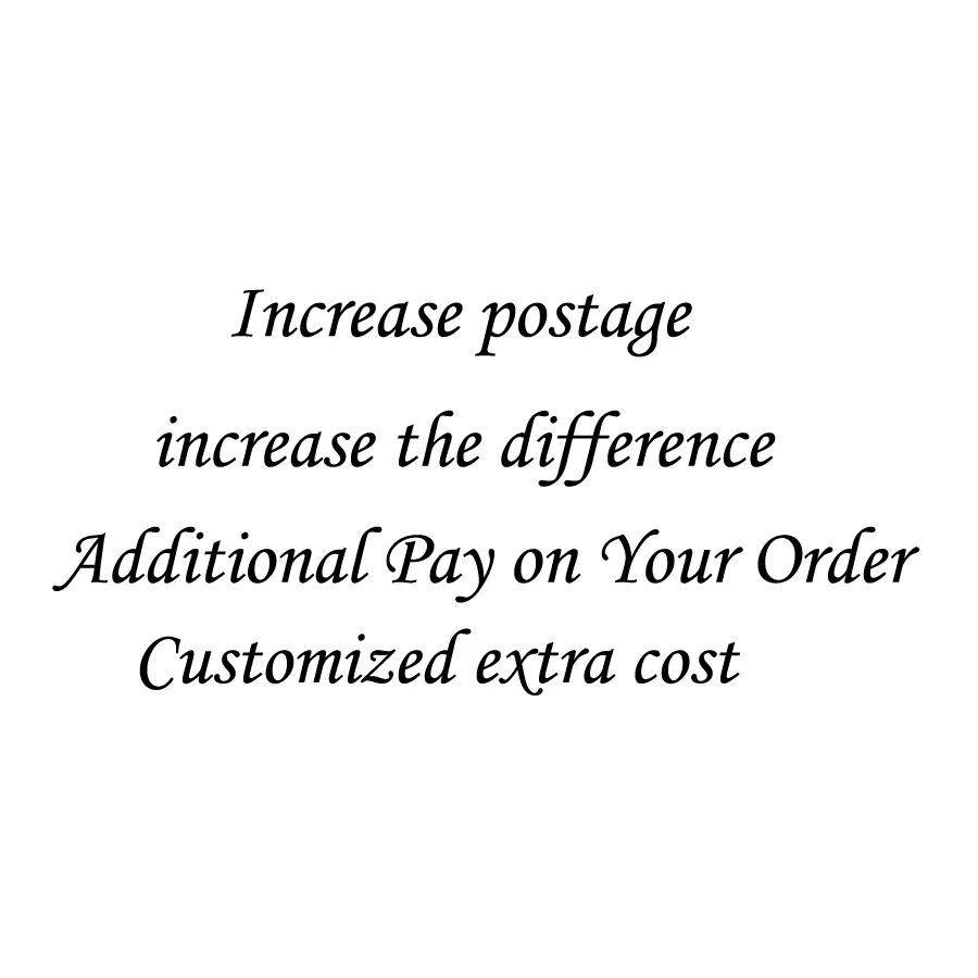 

This link is used to increase postage or Customized extra cost. Please contact me before purchasing this product.