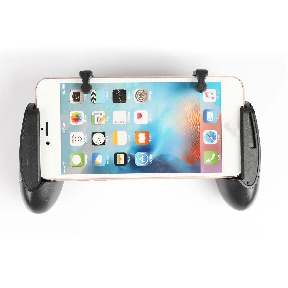 Goedkoop 1 paar Gaming Trigger Fire Knop Met Mobiele Joysticks PUBG L1R1 Shooter Controller Mobiele Gamepad Voor iPhone Xiaomi