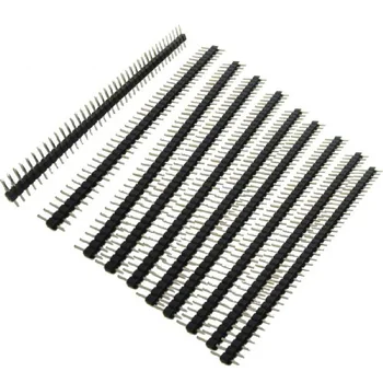 

WSFS Hot Sale 10 pcs 1x40 Pin 2.0mm Pitch Single Row PCB Pin Headers Terminal Blocks