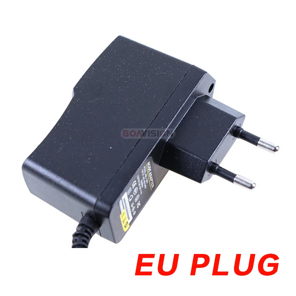 Квалифицированный AC 110-240V к DC 12V 1A CCTV адаптер питания, EU/US/UK/AU штекер ABS пластик