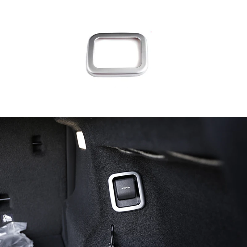 Подходит для BMW X1 F48 2016-2017 & 2 серии F45 2016 задний багажник хранения Батарея переключатель рамка крышка Накладка