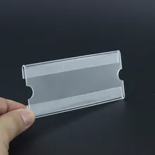 10*4 см 1,5 мм Прямоугольник 50 шт акриловый ярлык знак метка цена Рамочная полка настенный стол клейкая этикетка Цена Этикетка с надписью рамка
