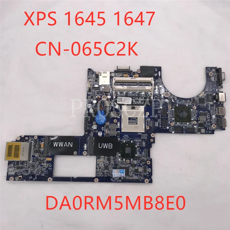 Высококачественная материнская плата для ноутбука павильон для XPS 1645 1647 CN-065C2K PM55 DA0RM5MB8E0 PWB Y507R полностью протестирована