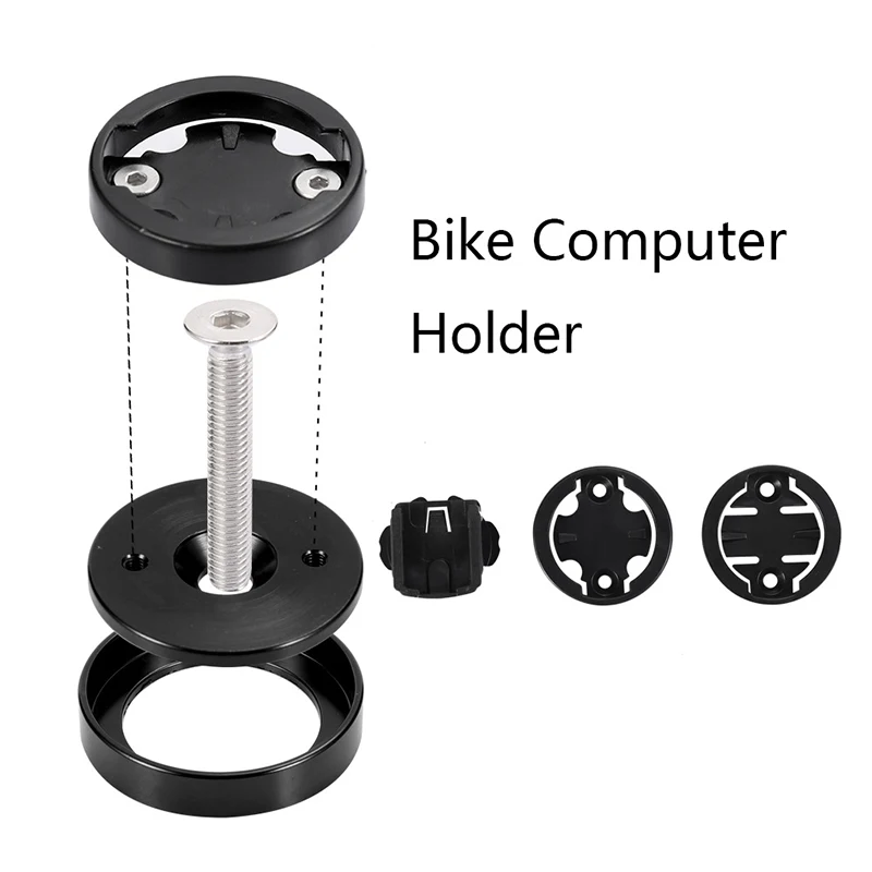 

Bike Bicycle Cycle Computer Holder Stem Cap Mount For GARMIN Bryton Cateye New