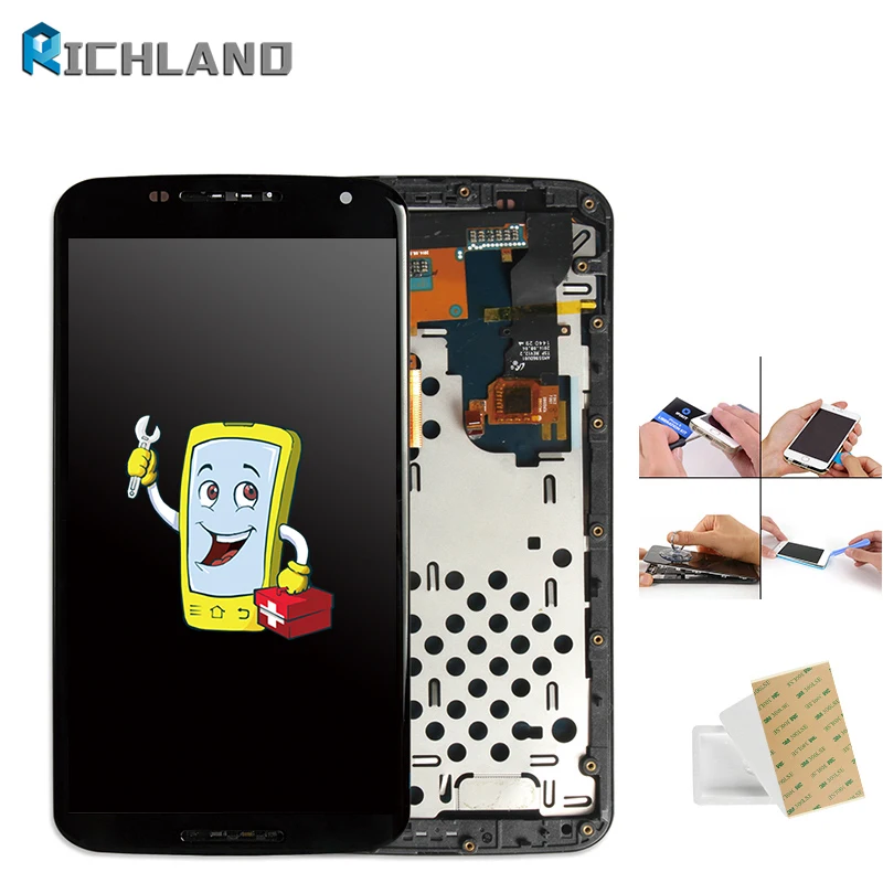 

Original LCD Display For Google Motorola Moto Nexus 6 Display XT1100 LCD Touch Screen Digitizer Assembly XT1103 LCD
