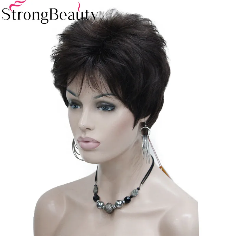 RG-ZORA #2SP33 women's short straight synthetic daily wig orange brown blonde 5 color choices (3)