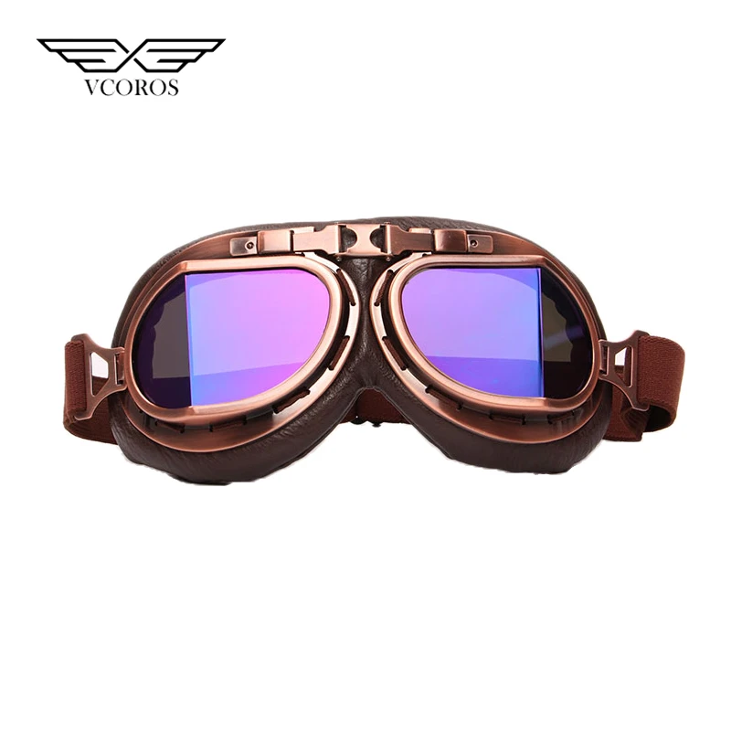 Бренд Vcoros Gafas moto rcycle очки шлем винтажные Ретро очки мото шлемы скутер очки маска очки для мотокросса