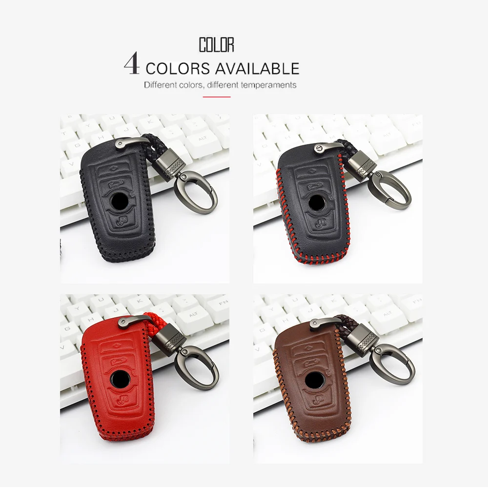 Ключи защитный чехол для Bmw серий 5 F10 520 E90 E87 E83 E60 M5 F20 F11 F31 F15 F07 F34 F48 F25 G30 кожаный чехол для ключей кольцо