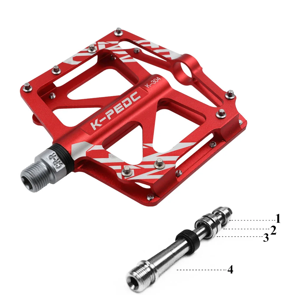 Велосипедная педаль Алюминий/сплав горный велосипед Педали Road Велоспорт запечатанном 3 подшипник Педали BMX Сверхлегкий велосипед педали Запчасти для велосипеда