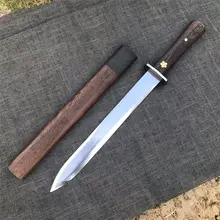 Strong Hunting Fighting Jian Sword Dagger Sharpened High Manganese Steel Blade