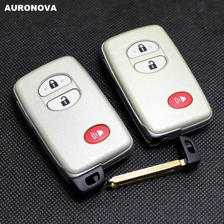 Auronova протектор для экрана сенсорного головка ключа для Toyota Crown Corolla Camry Rav4 Reiz Corolla Prado Land Cruiser 2+ 1 кнопки дистанционного ключа автомобиля чехол