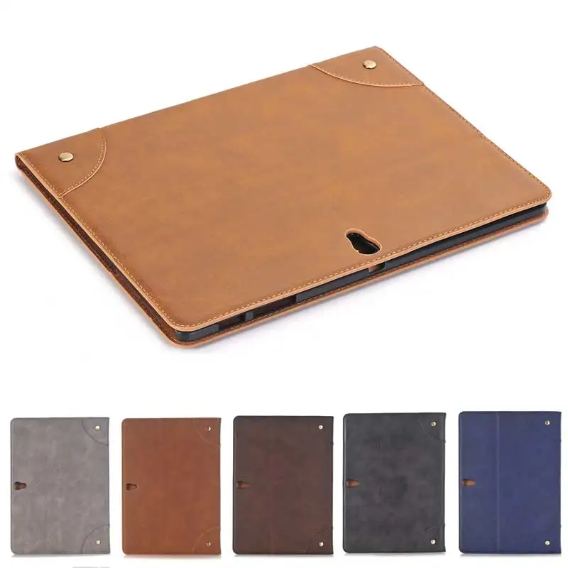 

Top Grade Retro Business Stand Leather Case for Samsung Galaxy Tab S 10.5 inch Book Card Smart Cover for Samsung Tab S T800 T805