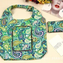 100 шт./лот) Высококачественная Водонепроницаемая нейлоновая складная сумка для покупок