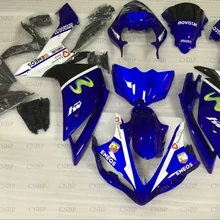 YZFR1 2007-2008 мотоциклов обтекателя Для YAMAHA YZFR1 2008 наборы обтекателей YZF R1 08 сине-белые зализа Abs