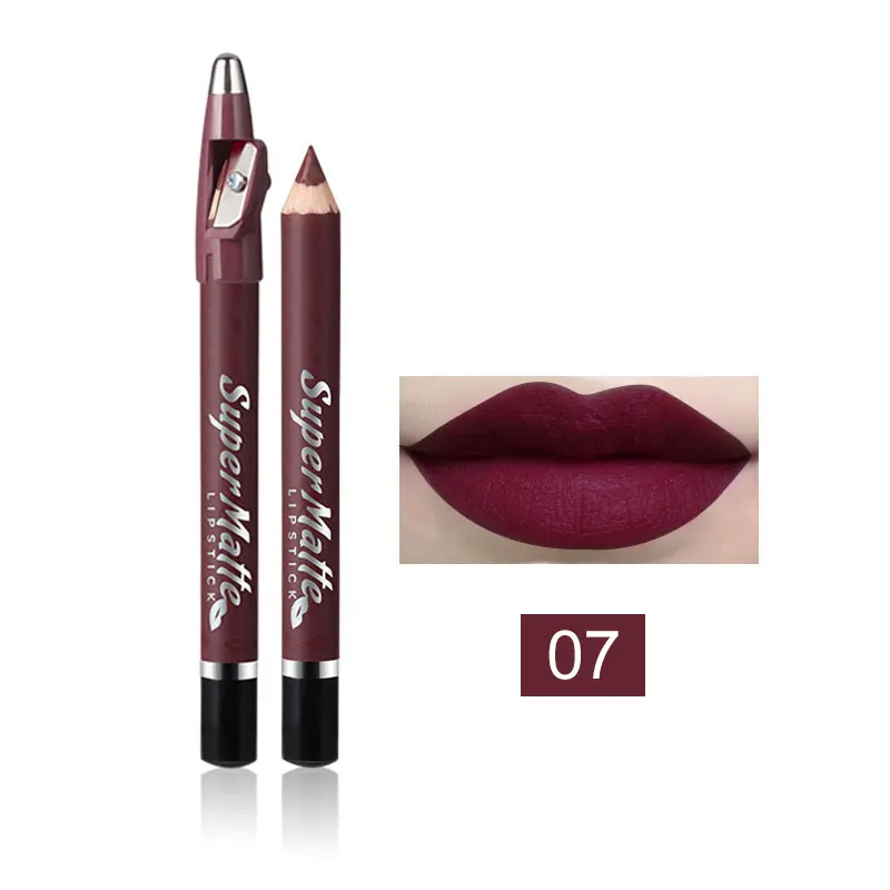Menow 1 шт. многоцветный карандаш для губ супер матовый макияж губ водостойкий Красочный косметический карандаш для губ MN096
