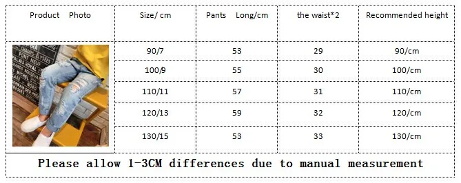 Новые стильные детские джинсы брюки для мальчиков и девочек осенние модные дизайнерские детские джинсовые штаны повседневные рваные джинсы для детей от 2 до 7 лет