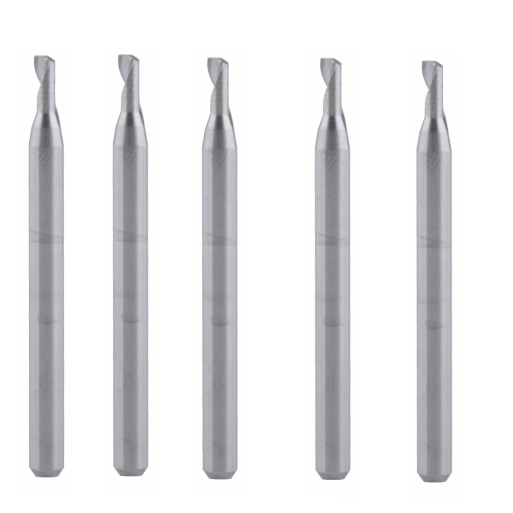 

5Pcs 3.175x2.0x4mm Single Flute Milling cutters for Aluminum CNC Tools Solid Carbide,aluminum composite panels
