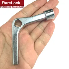Rarelock Специальный треугольный ключ из цинкового сплава для замка поезда замок шкафа кулачковые замки c