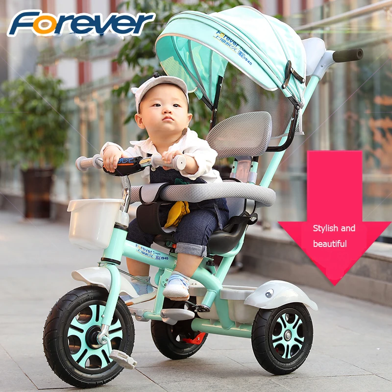 

2018 new lightweight children's riding tricycle trolley for 6 months to 6 years old baby