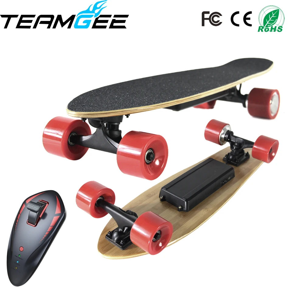 Portable Single Motor Electric Moterized Longboard 4 Wheels Electric