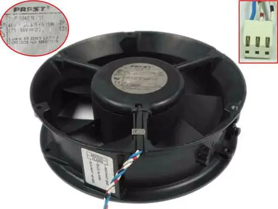 PAPST typ 6248 Н/11 DC 48 V 18 W 172x172x51 мм 3-провод Круглый Вентилятор для сервера
