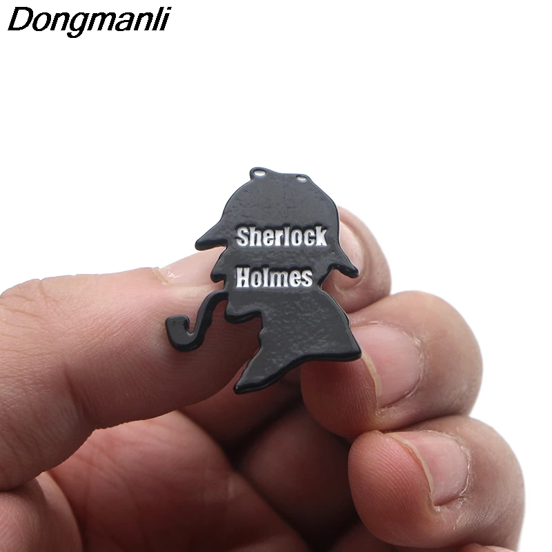 P3563 Dongmanli Шерлок Холмс металлические эмалированные булавки и броши для моды нагрудные булавки рюкзак сумки значок подарки