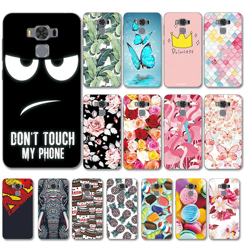 

Various Cool Case For Asus ZC553KL Back Cover Zenfone 3 Max 5.5" Soft Butterfly Patterned Capa Zenfone 3Max ZC553KL Coque Bags