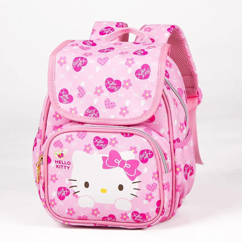 Сумка hello kitty, милая мультяшная сумка hello kitty, модная детская розовая сумка на плечо KT, PU водонепроницаемая сумка для девочек, плюшевый рюкзак на плечо - Цвет: A
