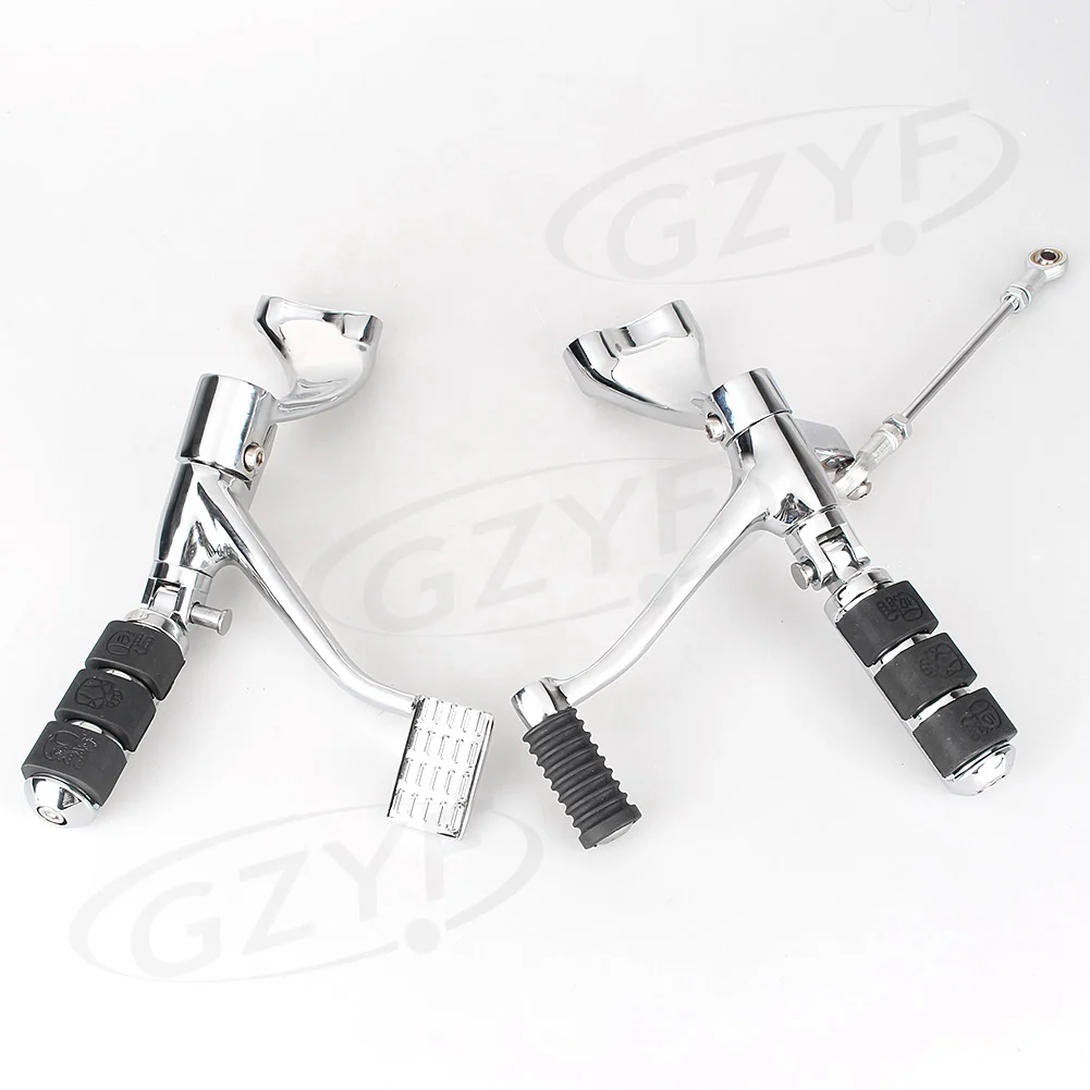 Motorcycle Aluminum Alloy Forward Control Foot Pegs Levers Linkage Kit For Harley Davidson  Motorcycle Spare Part Accessories and Accessory Replacements