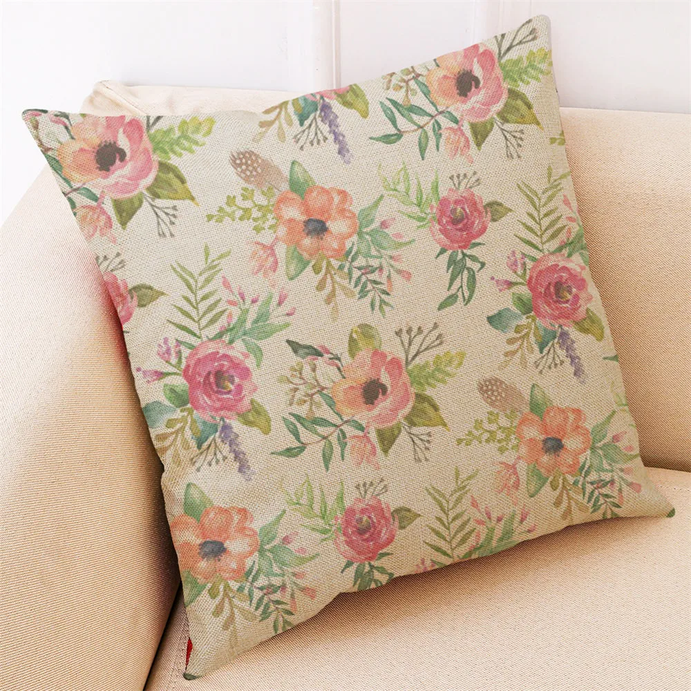 

High Quality Home Decor Cushion Cover Hello Spring Throw Pillowcase Pillow Covers cushions home decor45 * 45cm