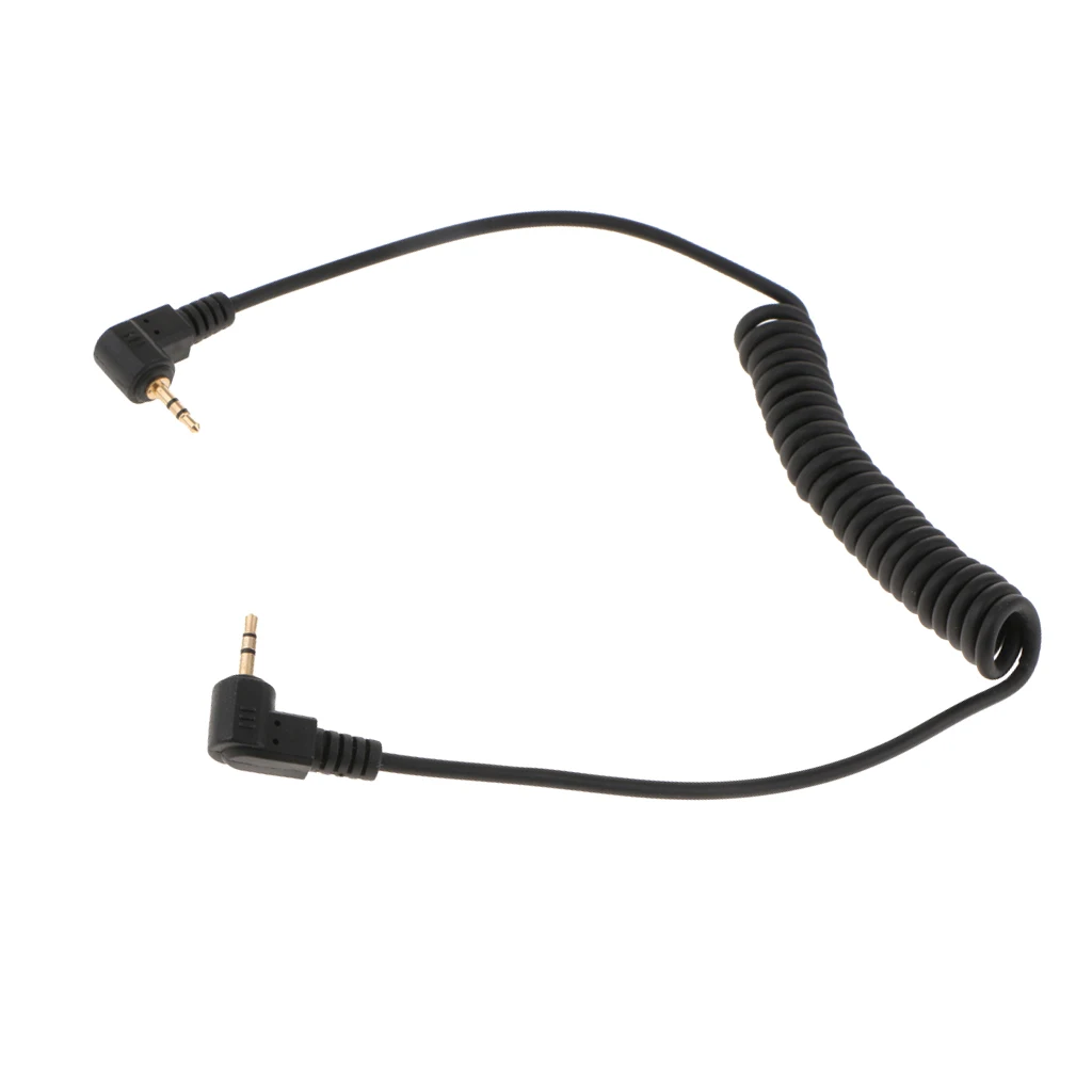 2.5mm to RS-60E3 C1 Remote Shutter Release Connecting Cord Cable for Canon 3-Pin Cameras EOS 60D 600D 550D 500D 450D