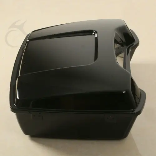 Черный рубленый багажник для Harley Tour Pak Touring Road King eletra Glide 1997 2013 12|black trunks|harley trunkharley