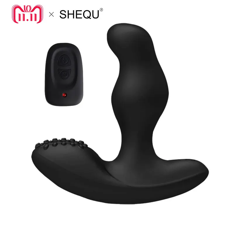 Goede 16 modus Seksspeeltjes anale Vibrator Mannen Siliconen Masturbator Draadloze Afstandsbediening Butt Pluggen Anale Prostaat Massager Anale Trillingen