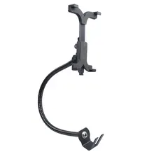 Portable Flexible Car Floor Seat Gooseneck Mount Holder Metal Tablets Stand Car use for iPad 7-10.1 inch Tablet PC