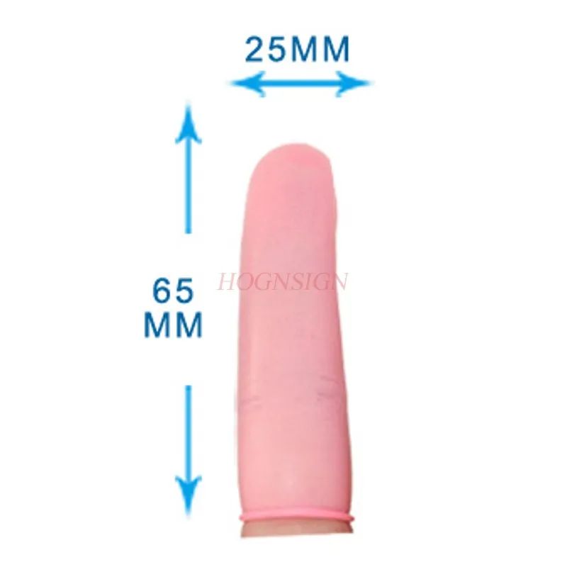 100 шт Розовый латексный набор пальцев одноразовый набор для очистки пальцев от пыли Электроника промышленная красота маникюр резиновый чехол