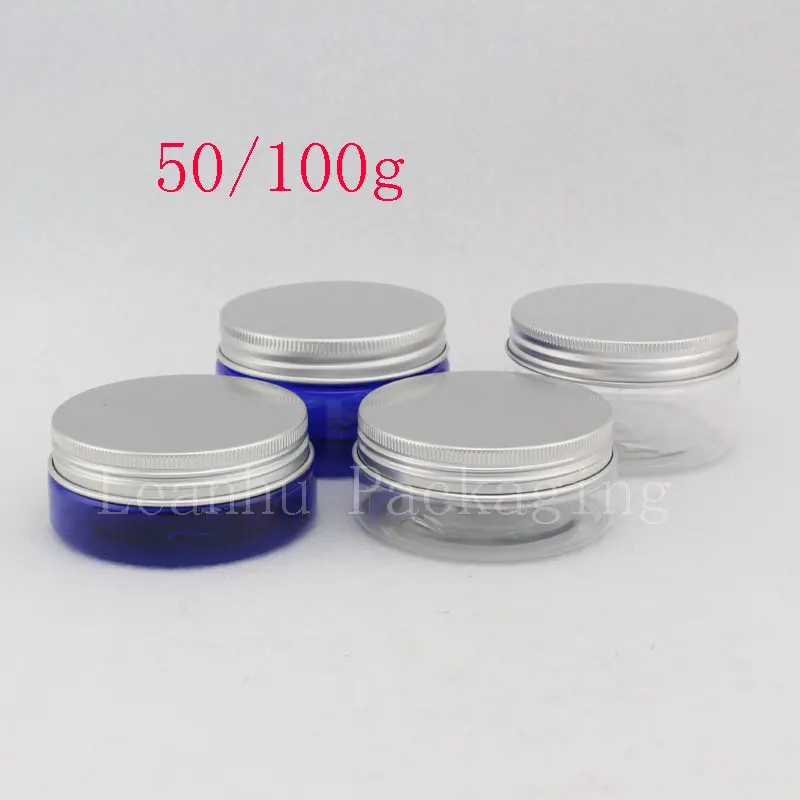 50g-100g-x-48pc-empty-plastic-skin-care-cream-container-aluminum-lid-pet-bottles-cosmetic-packaging-cream-pot-50ml-100ml