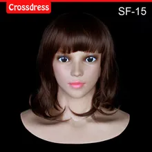 SF-15 silicone true people mask costume mask human face mask silicone dropshipping