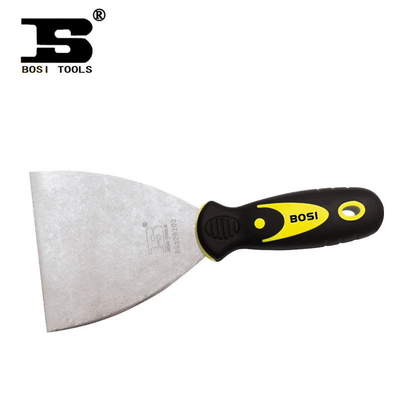 

BOSI Persian tool steel putty knife blade scraper rustproof dip plastic handle BS529202 genuine special rasp dremel 2016 Tools