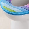 Rainbow Coral Velvet Warm and Comfortable Toilet Seat Cover for Bathroom Pumpkin Pattern Cushion Pads ► Photo 2/5