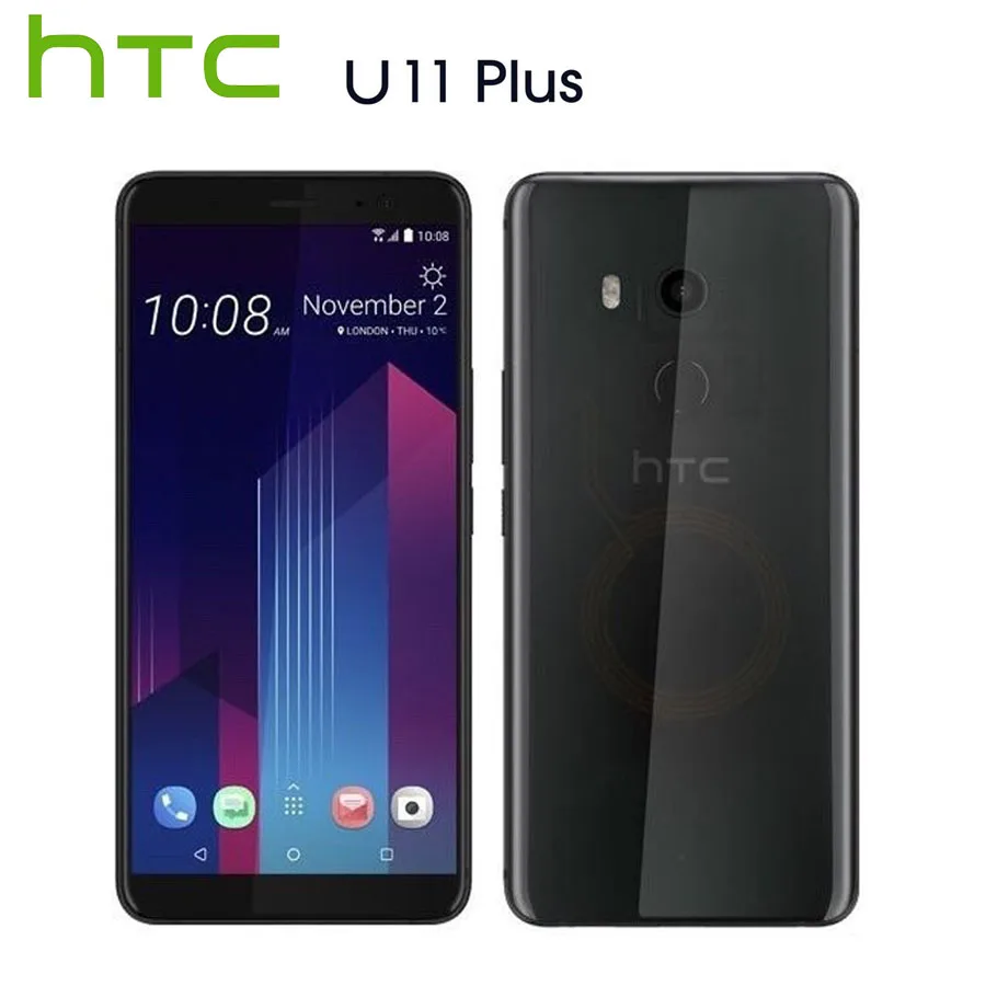 HK версия обнаженной Новый htc U11 плюс U11 + 4G LTE мобильный телефон 6 ГБ Оперативная память 128 GB Встроенная память Octa Core 6,0 "IP68 1440x2880 P Android8.0 Callphone