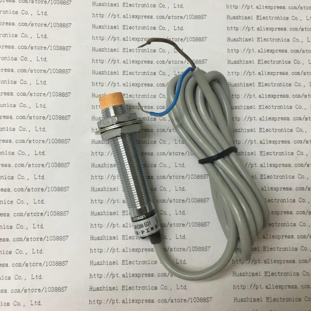 

5PCS/LOT LJA12M-5D1 proximity switch DC12V / 24V / 36V DC -wire normally open M12