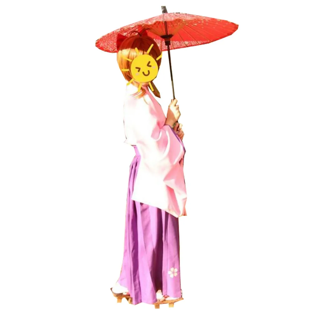 

2018 Anime CARDCAPTOR SAKURA cosplay KINOMOTO SAKURA cos halloween party Long-sleeved kimono